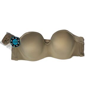 New Bali Tan Strapless Bra 34B